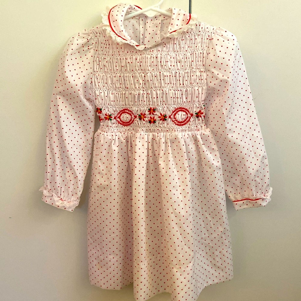 VINTAGE SMOCKED DRESS